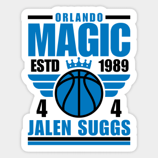 Orlando Magic Suggs 4 Basketball Retro Sticker